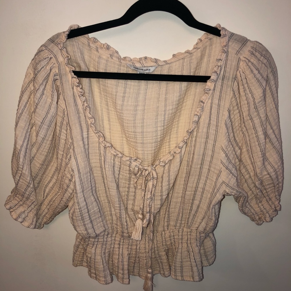 AE cropped blouse